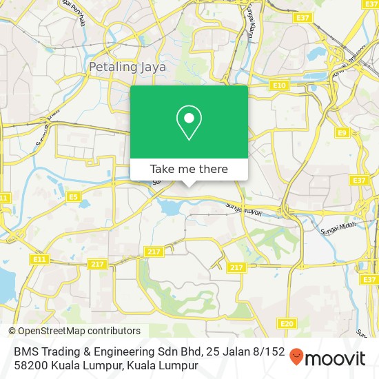 BMS Trading & Engineering Sdn Bhd, 25 Jalan 8 / 152 58200 Kuala Lumpur map