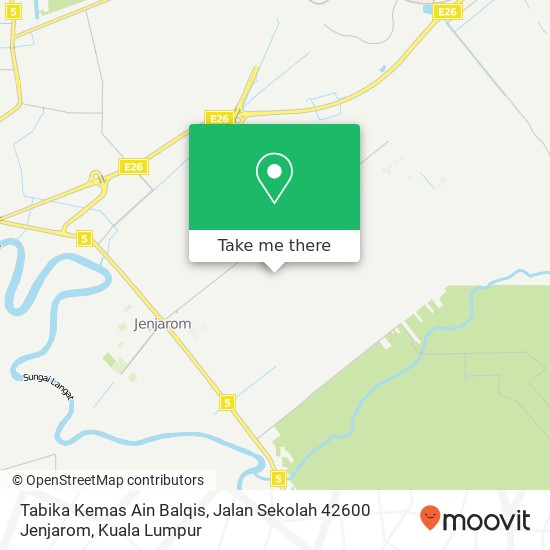 Tabika Kemas Ain Balqis, Jalan Sekolah 42600 Jenjarom map