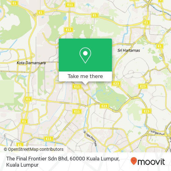 Peta The Final Frontier Sdn Bhd, 60000 Kuala Lumpur