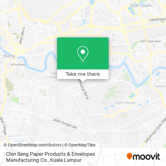 Chin Seng Paper Products & Envelopes Manufacturing Co. map