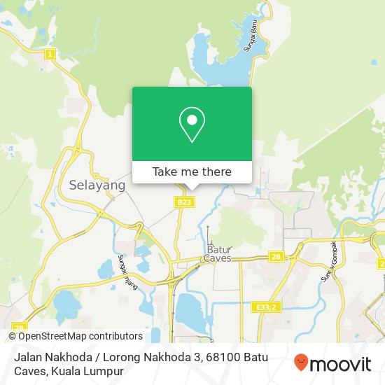 Jalan Nakhoda / Lorong Nakhoda 3, 68100 Batu Caves map