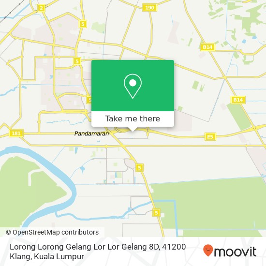 Lorong Lorong Gelang Lor Lor Gelang 8D, 41200 Klang map
