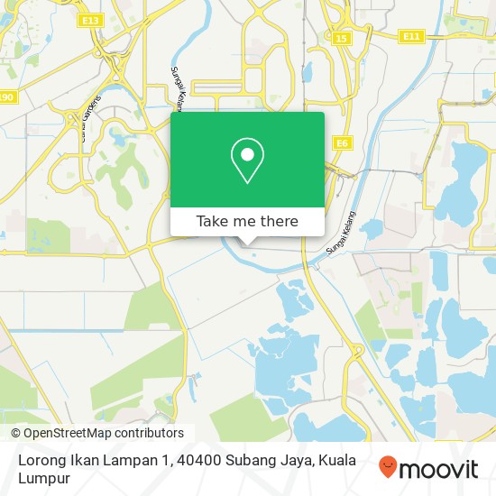 Lorong Ikan Lampan 1, 40400 Subang Jaya map