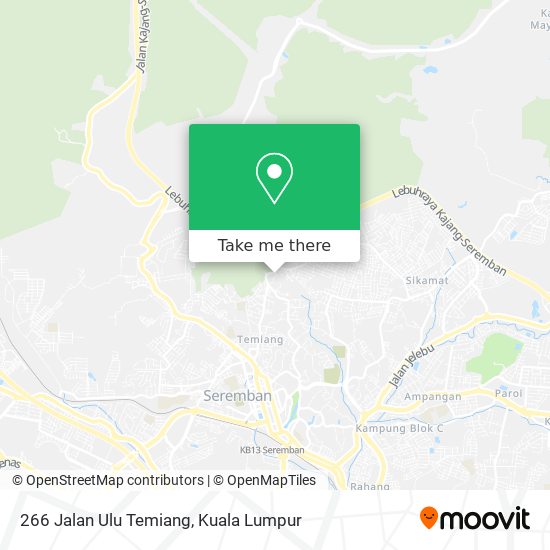 Peta 266 Jalan Ulu Temiang