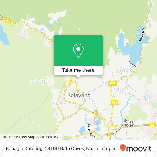Bahagia Katering, 68100 Batu Caves map