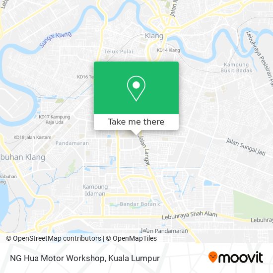 NG Hua Motor Workshop map