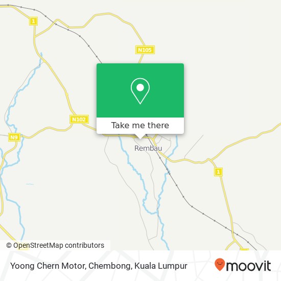 Peta Yoong Chern Motor, Chembong