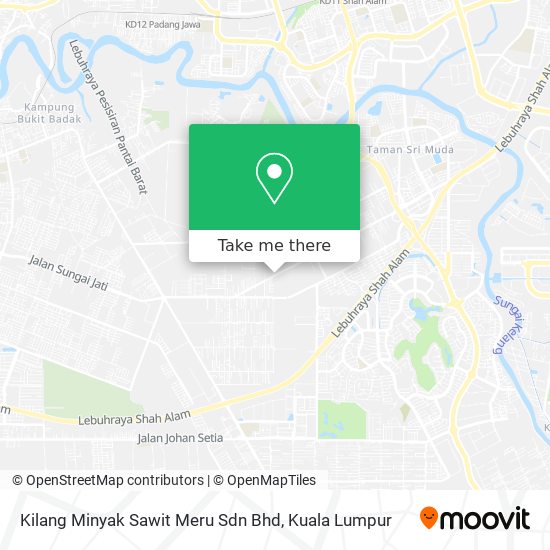 Kilang Minyak Sawit Meru Sdn Bhd map