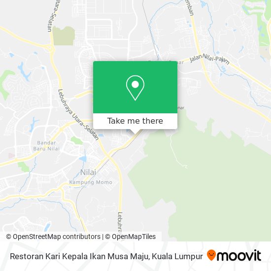 Restoran Kari Kepala Ikan Musa Maju map