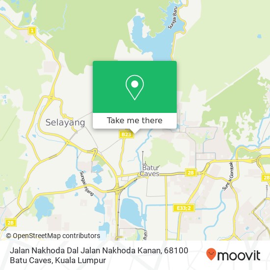 Jalan Nakhoda Dal Jalan Nakhoda Kanan, 68100 Batu Caves map