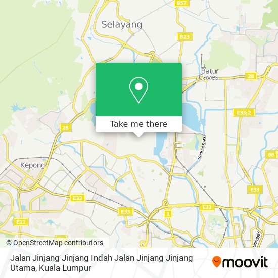 Jalan Jinjang Jinjang Indah Jalan Jinjang Jinjang Utama map