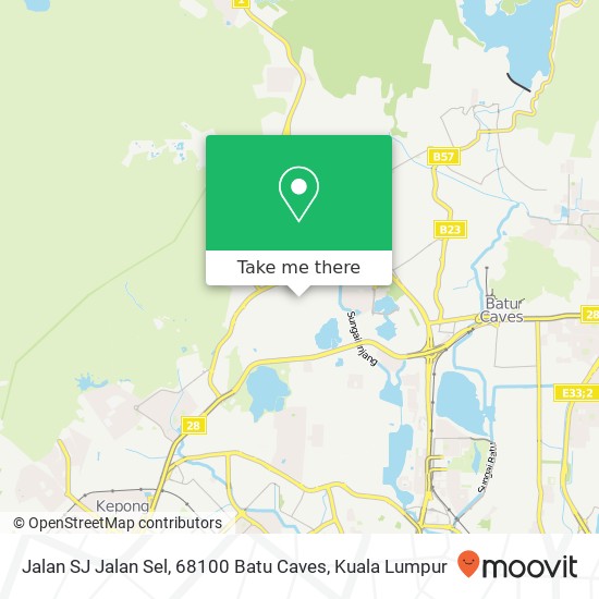 Jalan SJ Jalan Sel, 68100 Batu Caves map