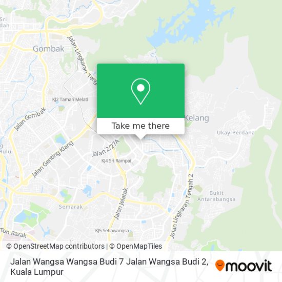 Peta Jalan Wangsa Wangsa Budi 7 Jalan Wangsa Budi 2