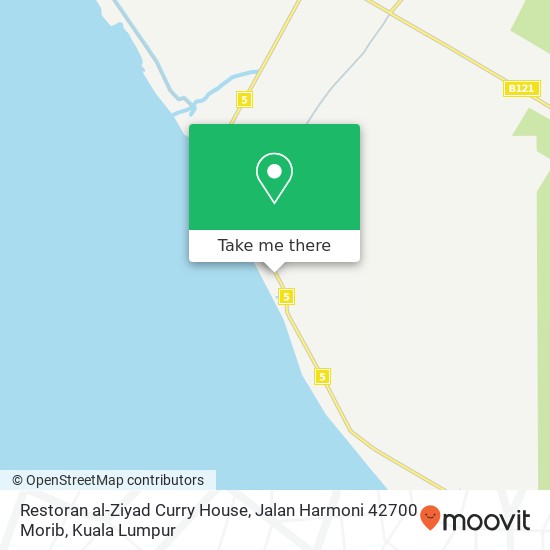 Restoran al-Ziyad Curry House, Jalan Harmoni 42700 Morib map