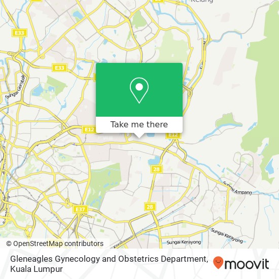 Gleneagles Gynecology and Obstetrics Department map
