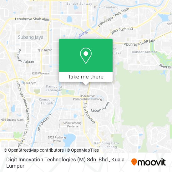 Digit Innovation Technologies (M) Sdn. Bhd. map