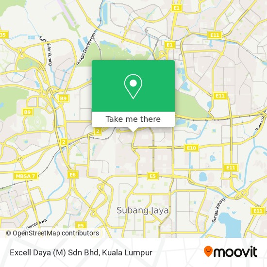 Excell Daya (M) Sdn Bhd map