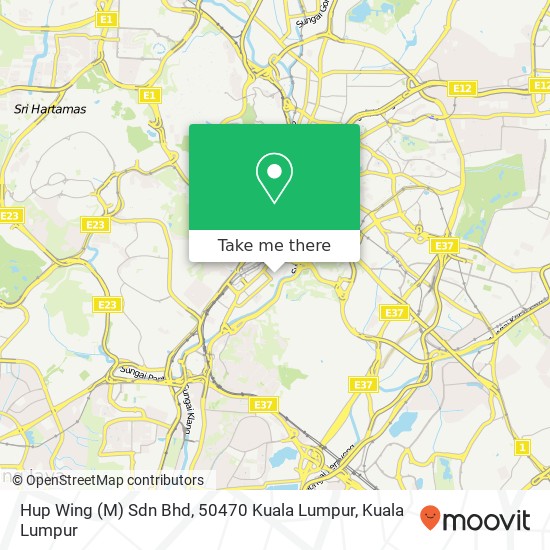 Hup Wing (M) Sdn Bhd, 50470 Kuala Lumpur map