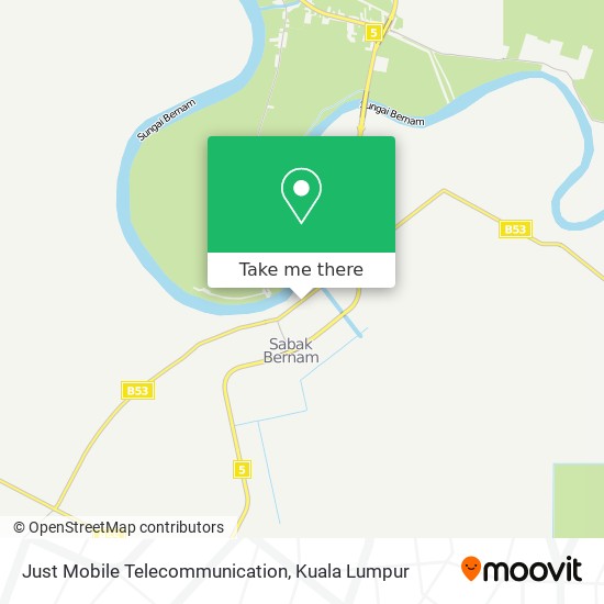 Just Mobile Telecommunication map