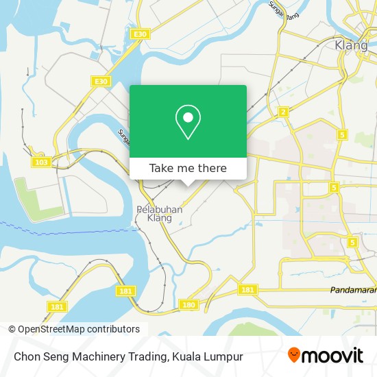 Chon Seng Machinery Trading map