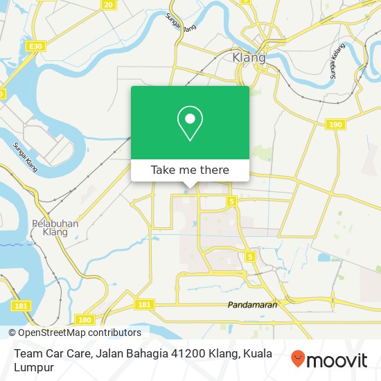 Team Car Care, Jalan Bahagia 41200 Klang map