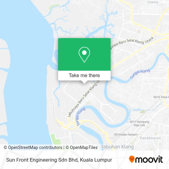 Sun Front Engineering Sdn Bhd map