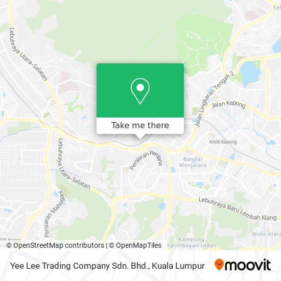 Peta Yee Lee Trading Company Sdn. Bhd.