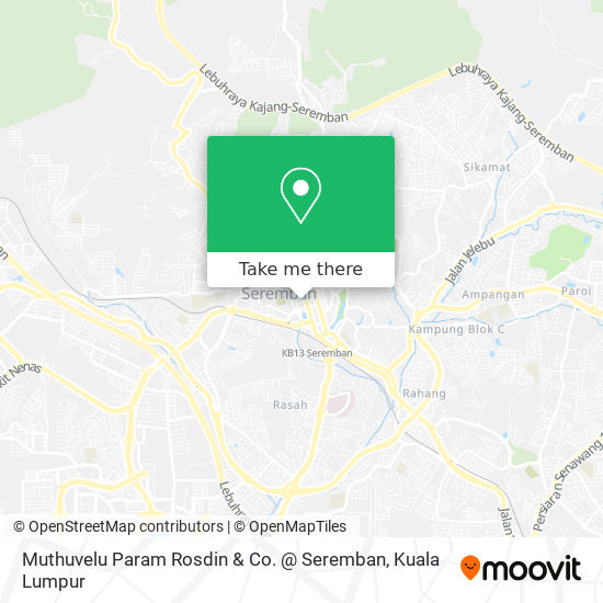 Muthuvelu Param Rosdin & Co. @ Seremban map