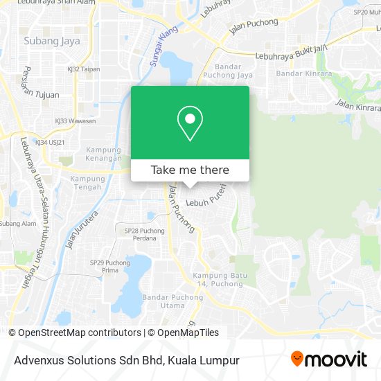 Advenxus Solutions Sdn Bhd map