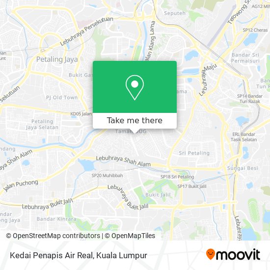 Kedai Penapis Air Real map