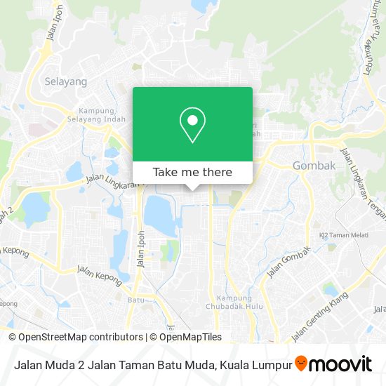 Peta Jalan Muda 2 Jalan Taman Batu Muda