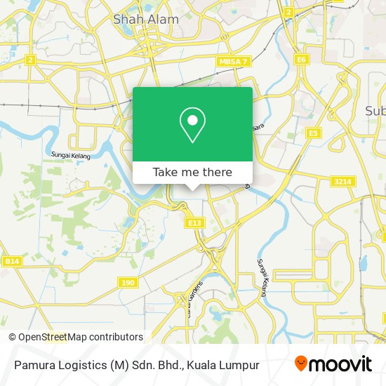 Pamura Logistics (M) Sdn. Bhd. map