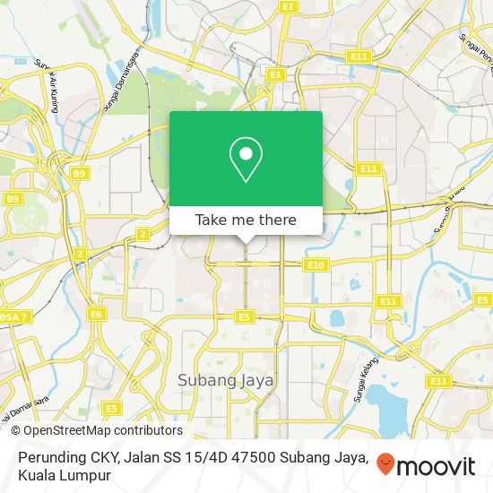 Perunding CKY, Jalan SS 15 / 4D 47500 Subang Jaya map