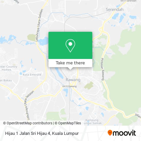 Hijau 1 Jalan Sri Hijau 4 map