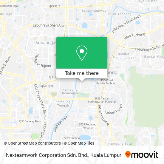 Nexteamwork Corporation Sdn. Bhd. map