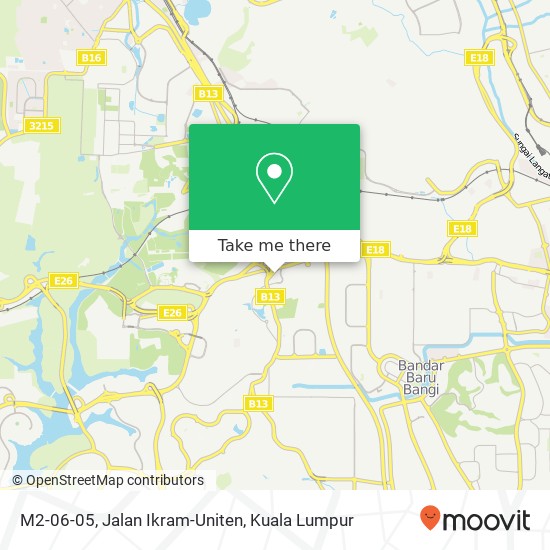 M2-06-05, Jalan Ikram-Uniten map