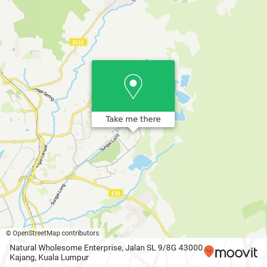 Natural Wholesome Enterprise, Jalan SL 9 / 8G 43000 Kajang map
