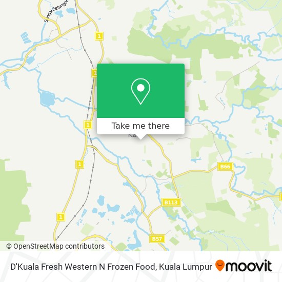 D'Kuala Fresh Western N Frozen Food map