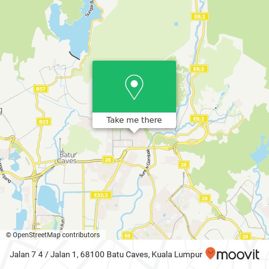 Jalan 7 4 / Jalan 1, 68100 Batu Caves map