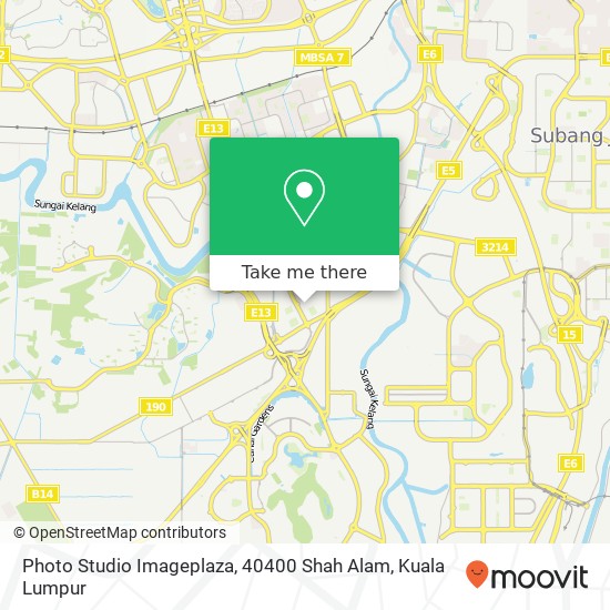 Photo Studio Imageplaza, 40400 Shah Alam map