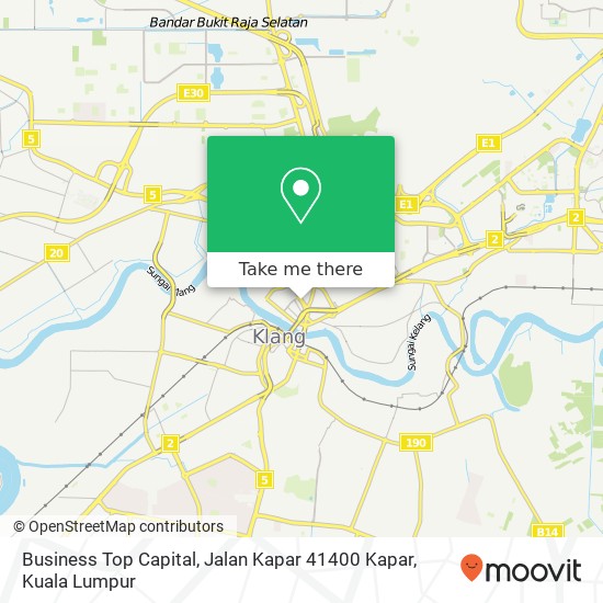 Business Top Capital, Jalan Kapar 41400 Kapar map