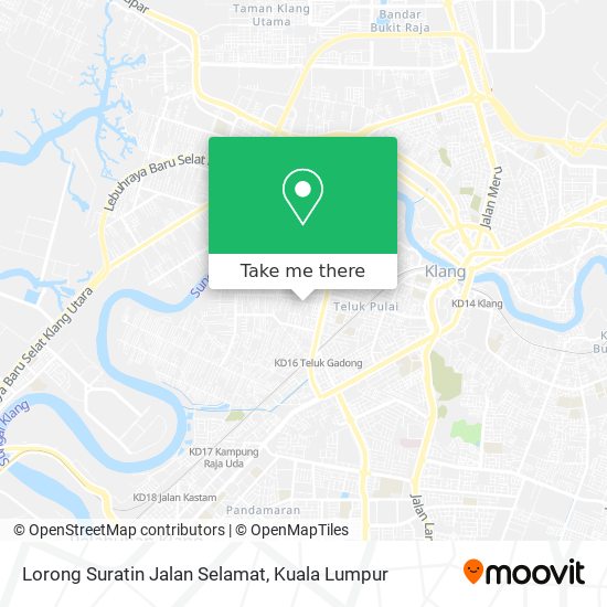 Peta Lorong Suratin Jalan Selamat