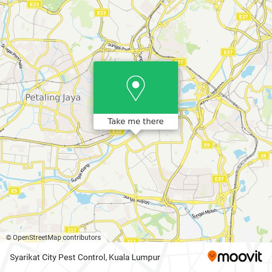 Syarikat City Pest Control map