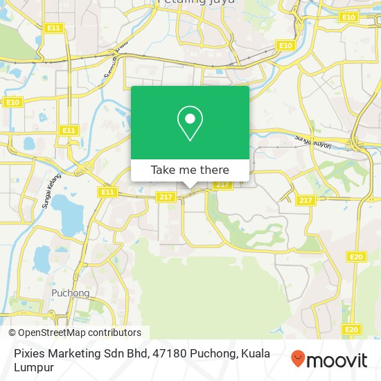 Pixies Marketing Sdn Bhd, 47180 Puchong map