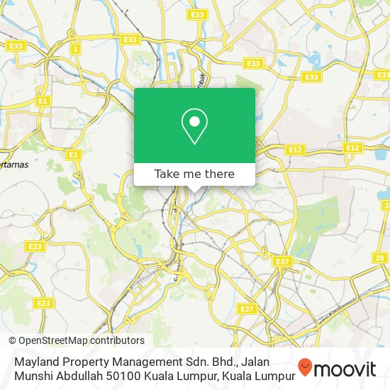 Peta Mayland Property Management Sdn. Bhd., Jalan Munshi Abdullah 50100 Kuala Lumpur