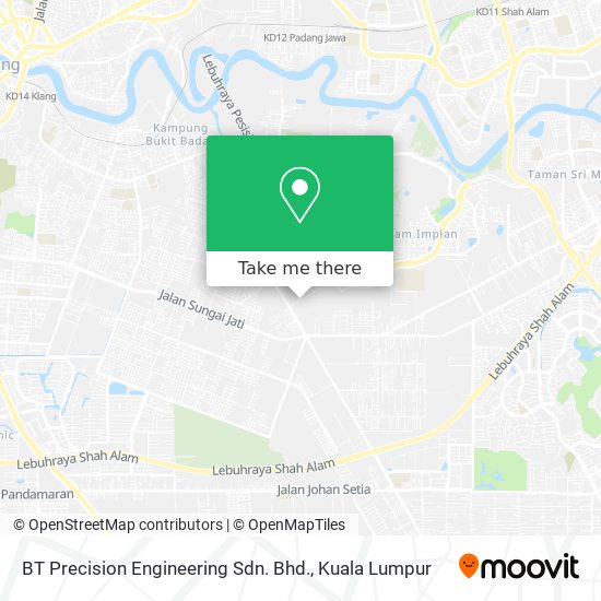 BT Precision Engineering Sdn. Bhd. map