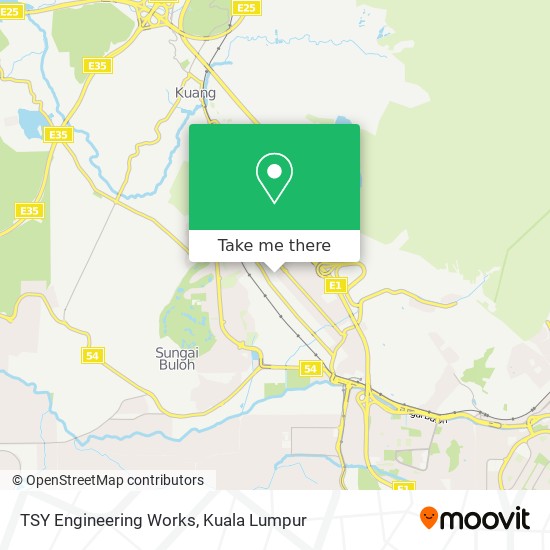 TSY Engineering Works map