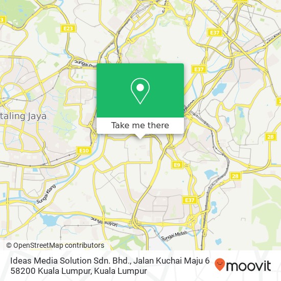 Ideas Media Solution Sdn. Bhd., Jalan Kuchai Maju 6 58200 Kuala Lumpur map