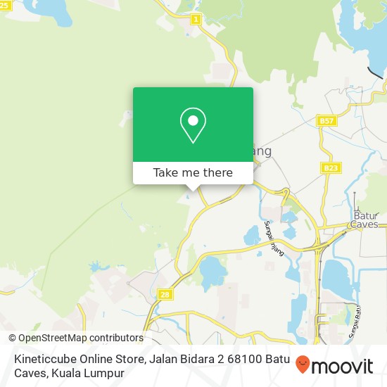Kineticcube Online Store, Jalan Bidara 2 68100 Batu Caves map