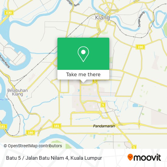 Batu 5 / Jalan Batu Nilam 4 map